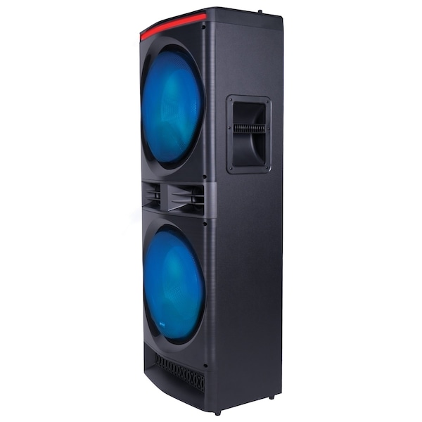 Gemini GPK-1200 Bluetooth 6,000-Watt Home Karaoke Party System with Wired Microphone, FM Radio, and Remote - GPK-1200