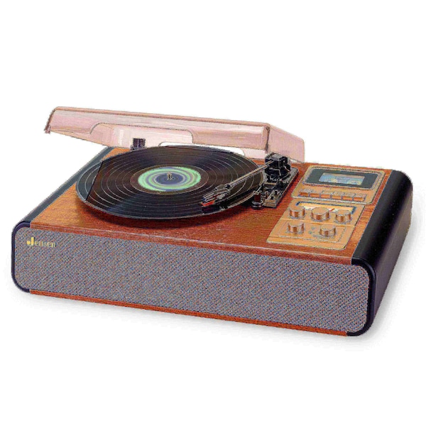 Jensen Turntable with Cassette and Radio - JTA-385T2