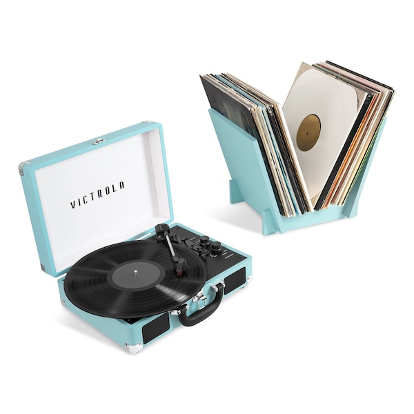 Innovative Technology 6-in-1 Victrola Entertainment Center - VTA-200B-MAH