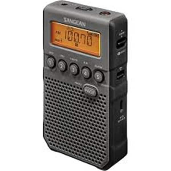 Sangean Sangean DT-800BK 7 Weather Weather & Alert Radio with Weather Disaster; Black - DT-800BK