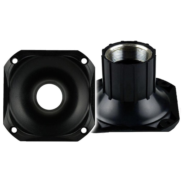 Audiopipe Plastic High Frequency Horn - 3.4 x 3.4 x 2.3 in. - APH3535
