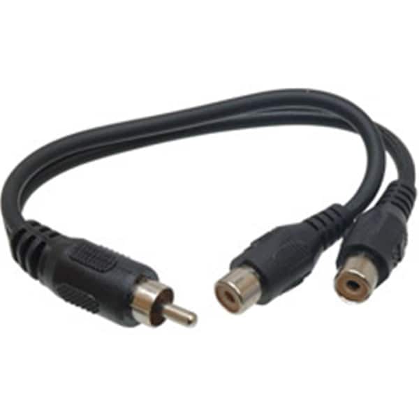 Hosa Technology Hosa 6 Audio Y-Cable RCA Male/Dual RCA Female - YRA-104