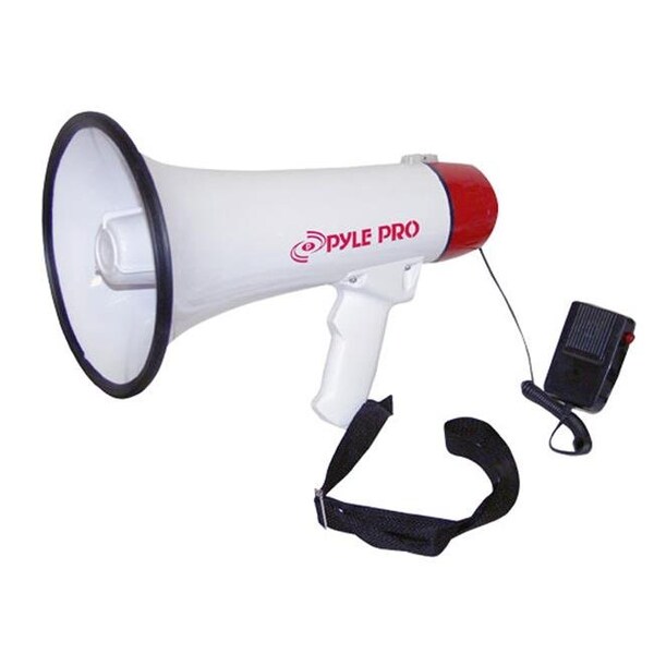 Pyle PylePro PMP40 Professional Megaphone - Bullhorn with Siren and Handheled Mic - PMP40