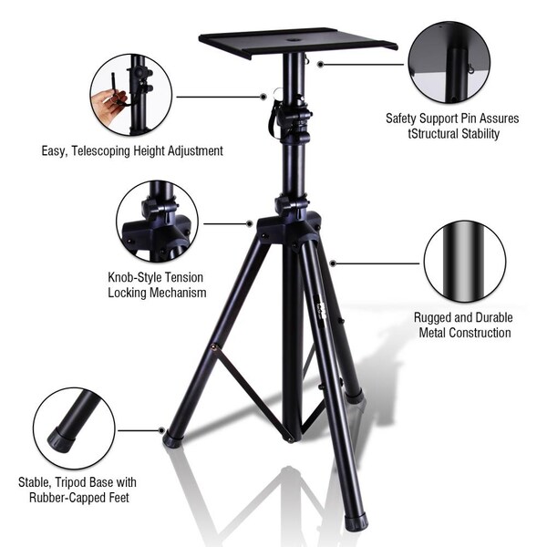Pyle Tripod Monitor Speaker Stands - PSTND32