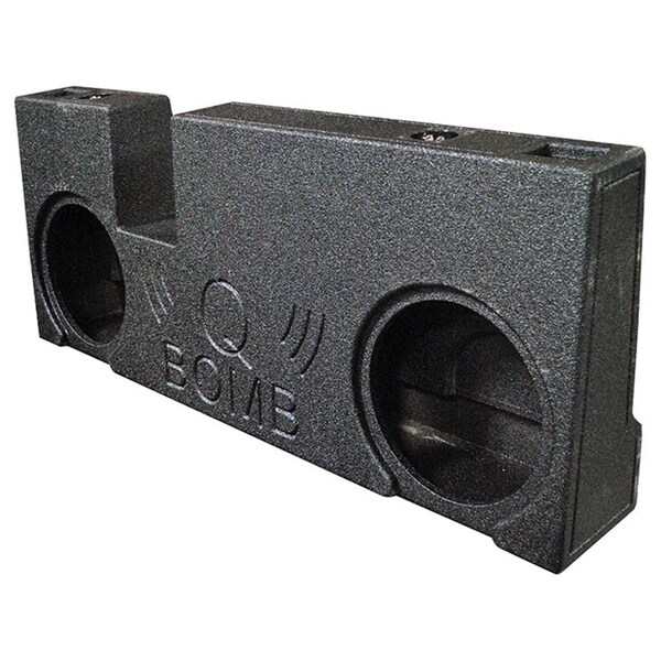 Q Power Dual 10 in. Ported Tundra Double Cab 2007 - Current Finished with Bed Liner - QBTUNDRA07210