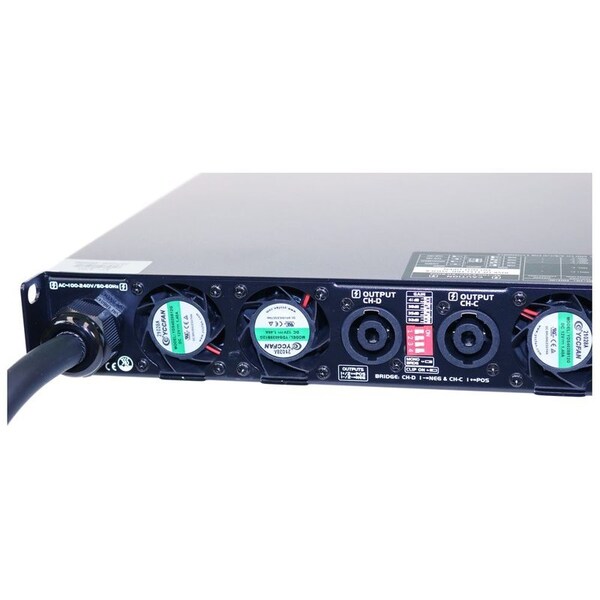 Admark 4 x 5000 Watts 4-Ohms Per Channel Pro High Power Audio Class-D Power Amp w/Dual Digital Signal LE - AD-430
