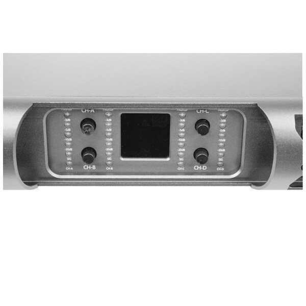 Admark 4 x 5000 Watts 4-Ohms Per Channel Pro High Power Audio Class-D Power Amp w/Dual Digital Signal LE - AD-430