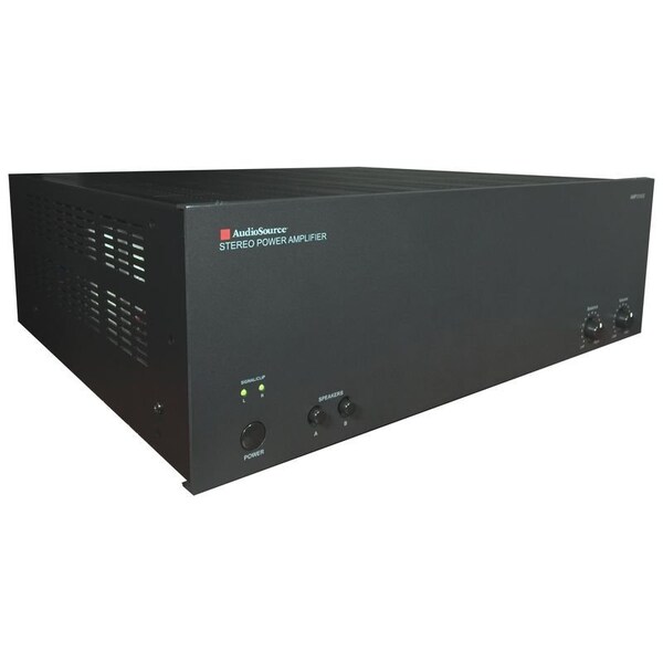 Audiosource Two-Channel Stereo Audio Power Amplifier 225 watts RMS per channel 4 ohms w/Rear Mount Treble & - AMP310VS