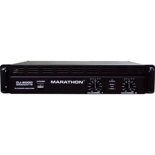 Marathon DJ Series Power Amplifier w/up to 6000 Watts Power - DJ-6000
