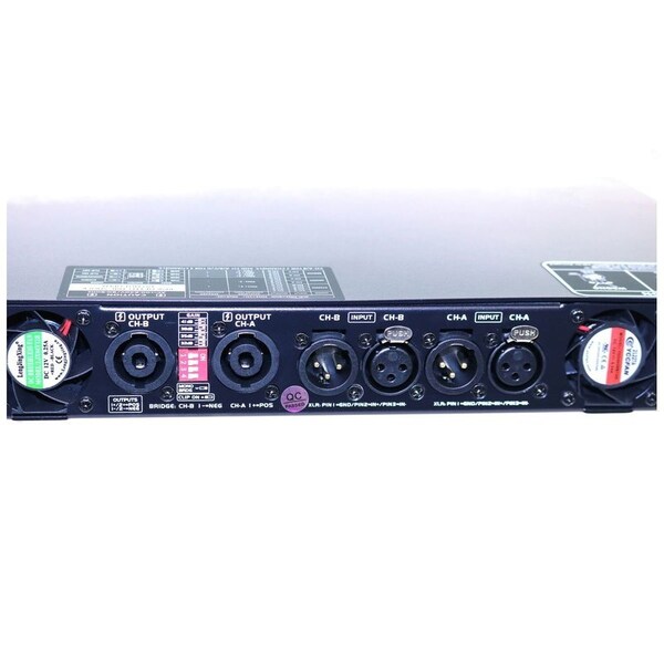 Admark 2 x 7800 Watts 4 Ohms Per Channel Professional High Power Audio Class-D Power Amplifier w/Dual Di - AD-42