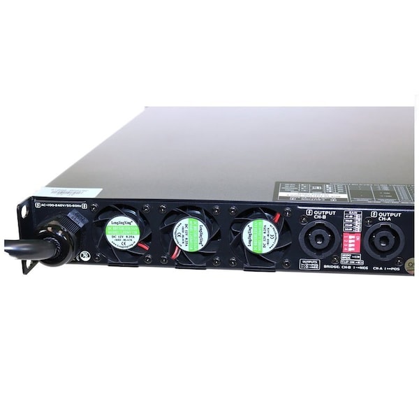Admark 2 x 7800 Watts 4 Ohms Per Channel Professional High Power Audio Class-D Power Amplifier w/Dual Di - AD-42