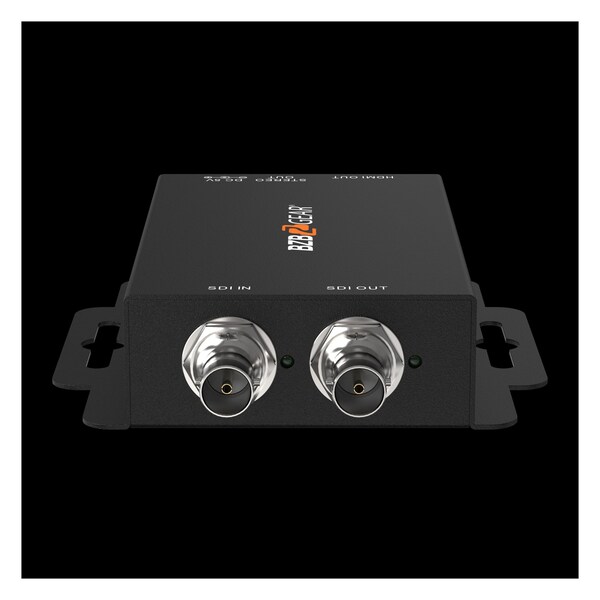 Bzbgear 4K UHD 12G-SDI to HDMI Converter with Audio Extraction Supports HD & UHD 12G/6G/3G/HD-SDI - BG-4KSH