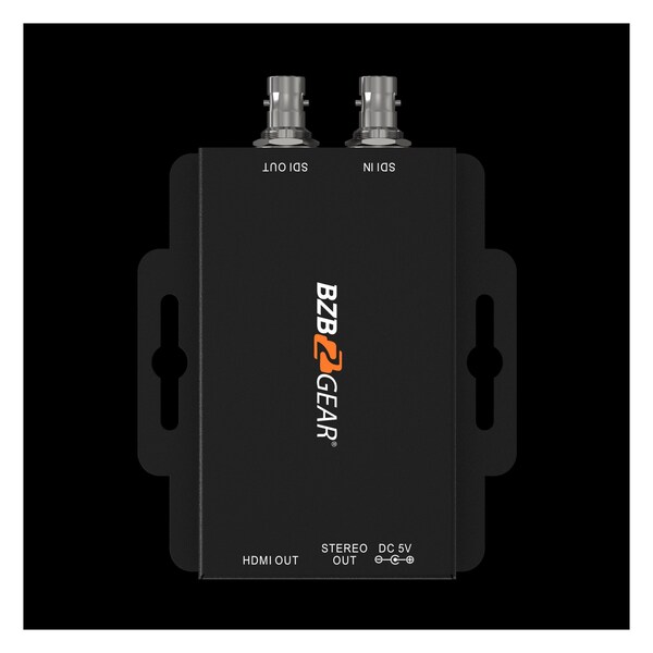 Bzbgear 4K UHD 12G-SDI to HDMI Converter with Audio Extraction Supports HD & UHD 12G/6G/3G/HD-SDI - BG-4KSH