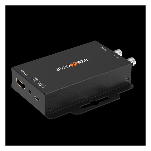 Bzbgear 4K UHD 12G-SDI to HDMI Converter with Audio Extraction Supports HD & UHD 12G/6G/3G/HD-SDI - BG-4KSH