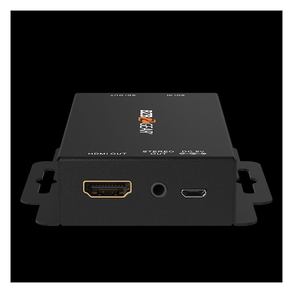Bzbgear 4K UHD 12G-SDI to HDMI Converter with Audio Extraction Supports HD & UHD 12G/6G/3G/HD-SDI - BG-4KSH