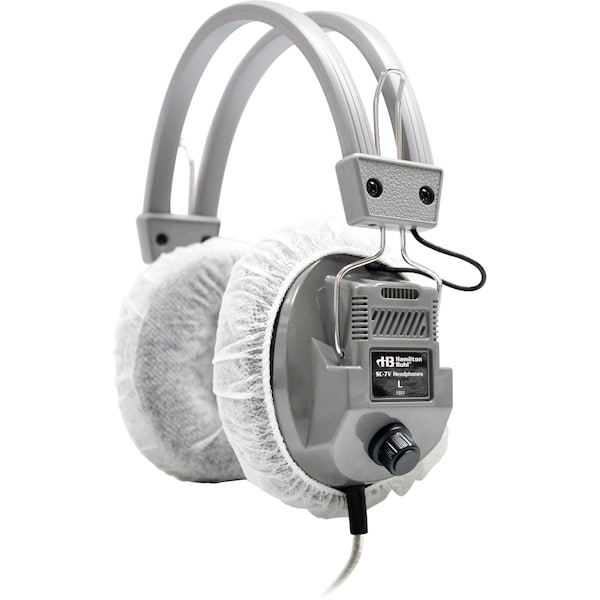 Hamiltonbuhl HygenX Sanitary Ear Cushion Covers for Over-Ear Headphones, PK50 - HYGENX45