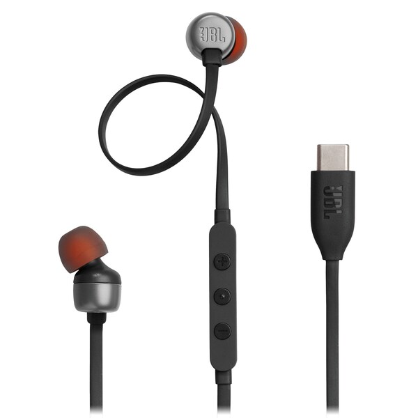 Jbl Tune 310c Wired In Ear Headphones, Black - JBLT310CBLKAM