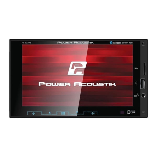Poweracoustik 6.2 in. LCD Mechless Cap TS 1080P Ready Adroid Link - PL-622HB