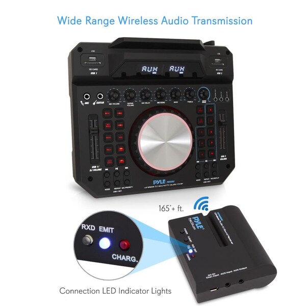 Pyle Wireless Audio Dj Sound Receiver (Works With Pyle Model: Pmx6Bu) - PRTPMX6BURC