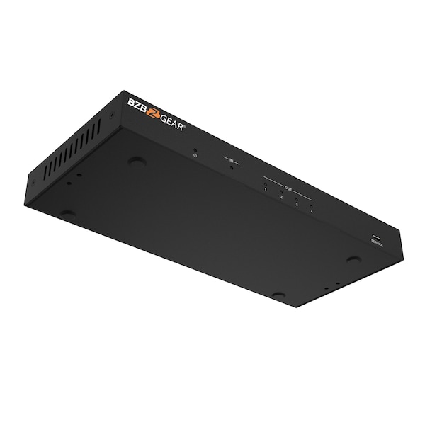 Bzbgear 1x4 8K UHD HDMI 2.1 Splitter with Audio De-embedder 8K60 4K120 4:4:4 10bit VRR, FVA, ALLM support - BG-8K-DA14A