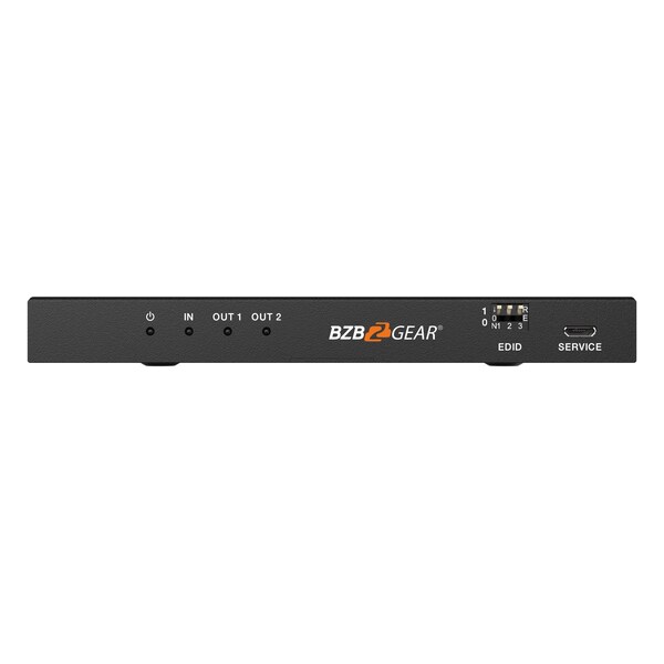 Bzbgear 1x2 8K UHD HDMI 2.1 Splitter with Audio De-embedder 8K60 4K120 4:4:4 10bit VRR, FVA, ALLM support - BG-8K-DA12A