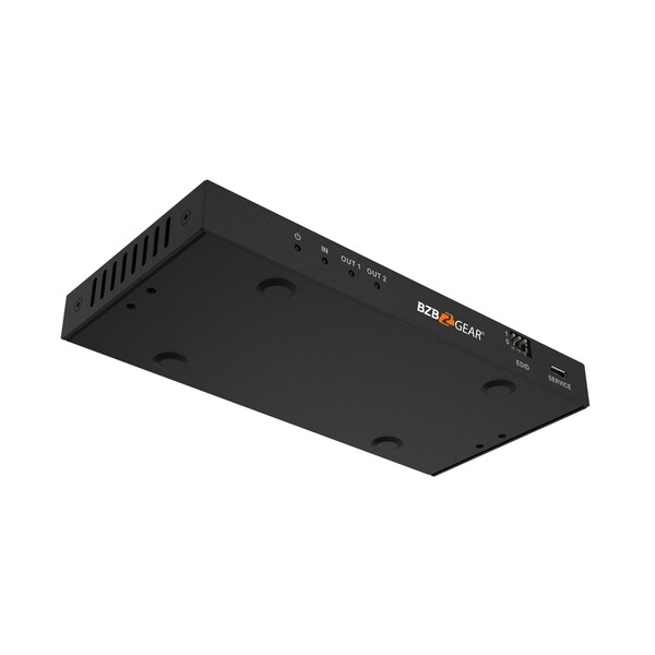 Bzbgear 1x2 8K UHD HDMI 2.1 Splitter with Audio De-embedder 8K60 4K120 4:4:4 10bit VRR, FVA, ALLM support - BG-8K-DA12A