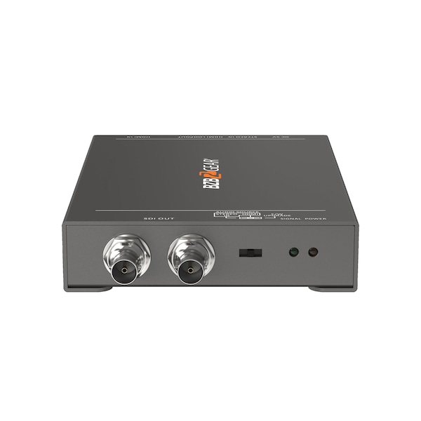 Bzbgear 4K UHD HDMI to 12G-SDI Converter with HDMI Loop-out and Audio Embedder - BG-4KHS