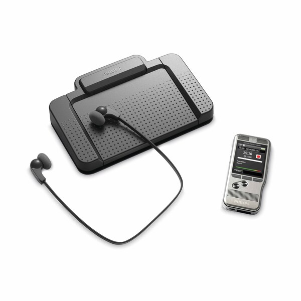 Philips Philips Pocket Memo Dictation and Transcription Set - SDHC SupportedLCD - Headphone - Portable - DPM6700/03