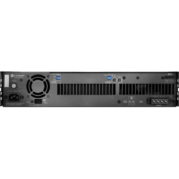 Harman Professional Solutions Crown DriveCore Install 2, 600 Amplifier - 1200 W RMS - 2 Channel - Silver - 20 Hz to 20 kHz - 375 W - DCI2X600-U-USFX