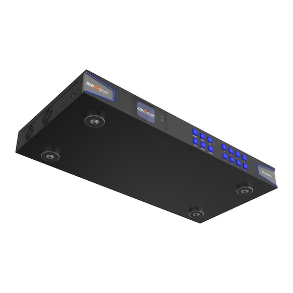 Bzbgear 8x8 Matrix 8K at 60Hz UHD HDMI21 48Gbps with Scaler, Audio Deembedder 4K at 120Hz 444 10bit - BG-8K-88MA
