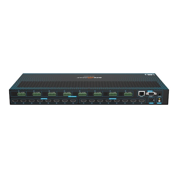 Bzbgear 8x8 Matrix 8K at 60Hz UHD HDMI21 48Gbps with Scaler, Audio Deembedder 4K at 120Hz 444 10bit - BG-8K-88MA