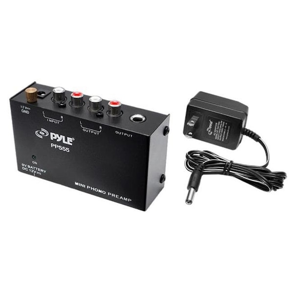 Sound Around Inc Sound Around-Pyle PP555 Ultra Compact Phono Turntable Pre-Amplifier - PP555