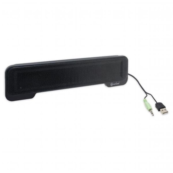 Skilledpower Portable Stereo Sound Bar; Add a Powerful Presentation Speaker to any Laptop Computer - SK7271