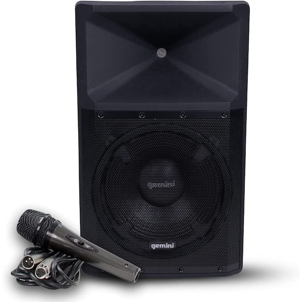 Gemini 15 2200 Watt Ultra Powerful Bluetooth Peak Speaker with Builtin Media Player - GSP-2200