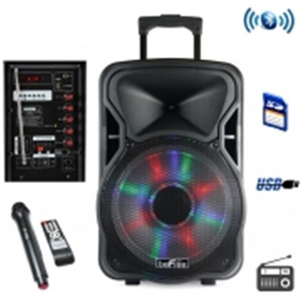Befree Sound Befree Sound BFS-4400 12 in Bluetooth Rechargeable Party Speaker with Illuminatiing Light - BFS-4400