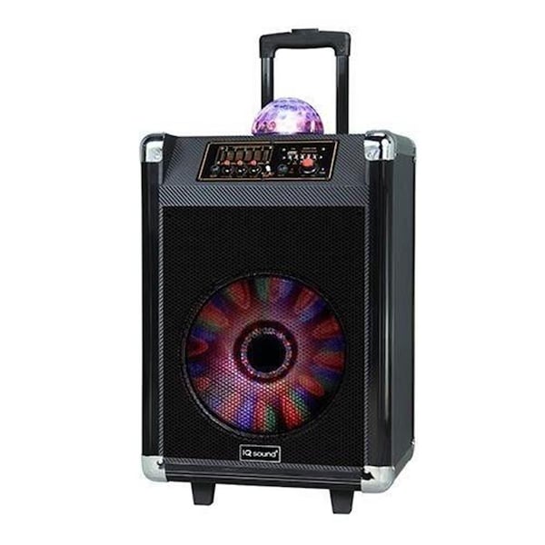 Cb Distributing 12 in. Portable Bluetooth DJ Speaker with Black Disco Ball - ST3721411