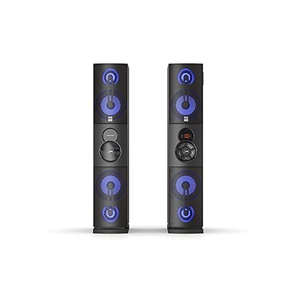 Altec Lansing ABT385 Power Duo Bluetooth Tower Speaker Set - ABT385-BLK-FR-1