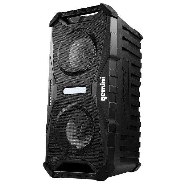 Gemini SoundSplash Dual 8" 400-Watt Floating Bluetooth  Wireless Rechargeable Speaker  LED Party Lighting - SOSP-8BLK