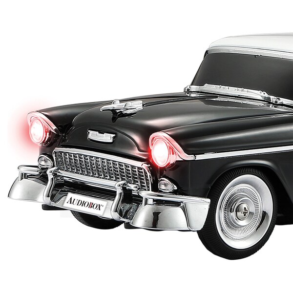 Audiobox TRK-5500BT Retro Ride 10-Watt-Continuous-Output 1955 Replica Car Bluetooth Speaker Black - TRK-5500BT BLK