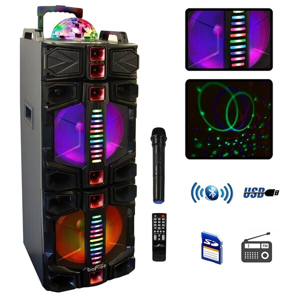 Befree Sound Befree Sound BFS-7777X 12 in. Subwoofer Bluetooth Portable Party Speaker - BFS-7777X