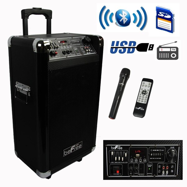 Befree Sound 10 in. Sleek Professional Portable Bluetooth PA Speaker - BFS-60L