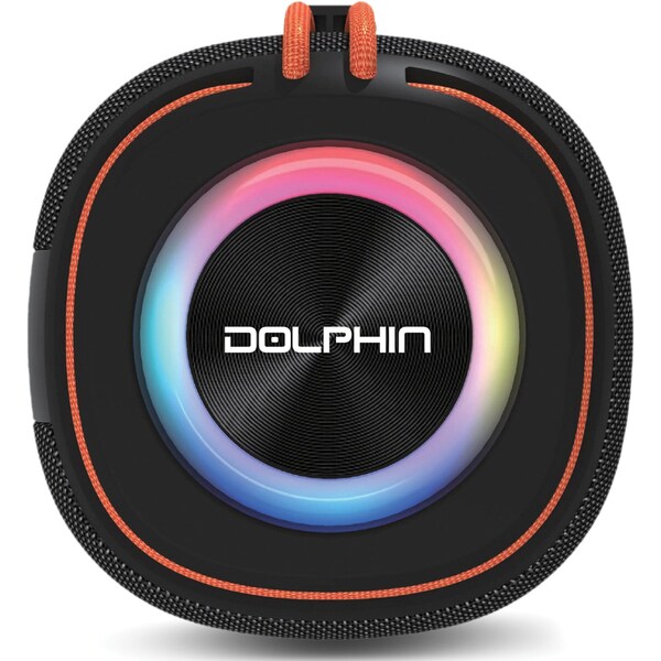 Dolphin Audio Diver Sport 30-Watt-Continuous-Power Bluetooth Waterproof Portable Speaker with Lights - DR-60