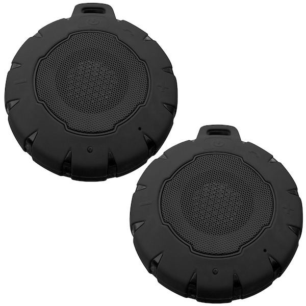 Sportsman Pocket Size Wireless Bluetooth Water Resistant Speaker 2 Pack, 2PK - SPEAKERX7SET