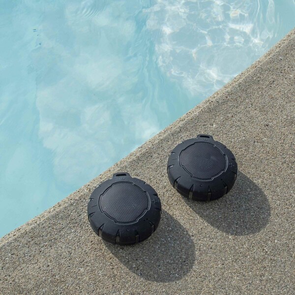 Sportsman Pocket Size Wireless Bluetooth Water Resistant Speaker 2 Pack, 2PK - SPEAKERX7SET