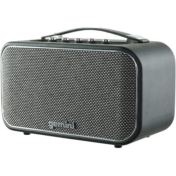 Gemini Bluetooth Speaker, Bass, Treble and Reverb Control, AUX Input, 5 Woofer, 1 Tweeter - GTR-300