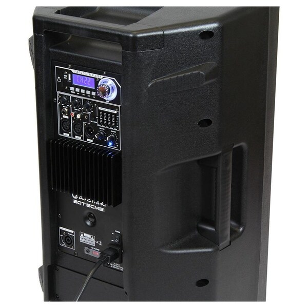 Blastking 1000 Watts 15 inch 2-way Active Loudspeaker w/Mic and Stand - BDT15CMB1