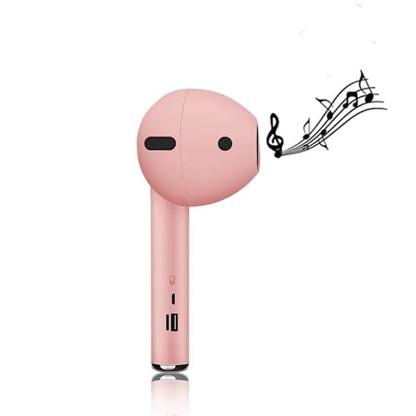 Zunammy Zunammy ZTS026PK Giant Wireless Bluetooth Air Pod Shaped Speaker FM Radio AUX Microphone; Pink - ZTS026PK