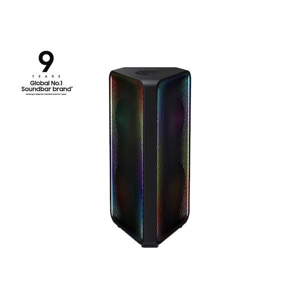 Almo Giga Power Portable Bluetooth Karaoke Soundbar with DJ Effects, Dual Mic Input & LED Lighting - MX-ST50B