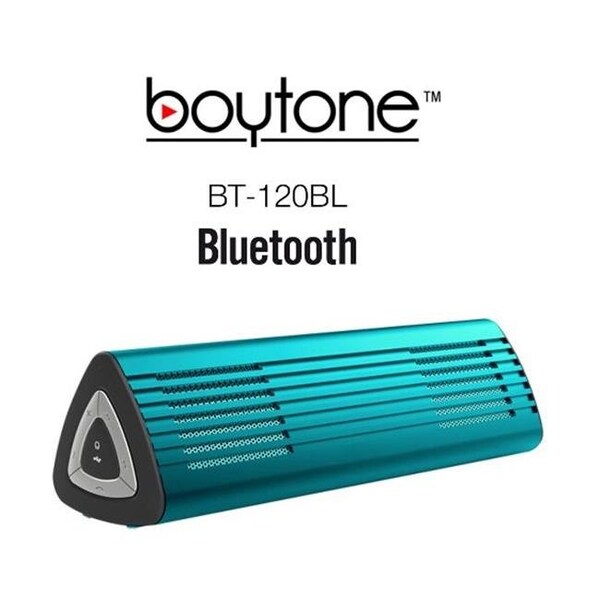 Boytone Boytone BT-120BL Ultra-Portable Wireless Bluetooth Speaker - Electric Teal - BT-120BL