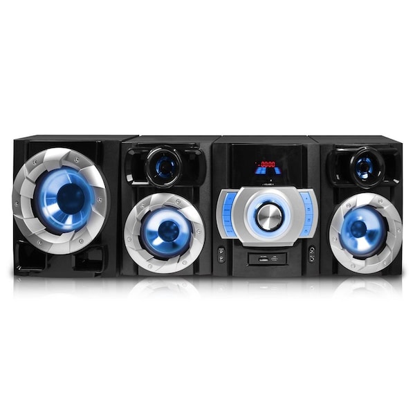 Bookazine 4 Speakers DVD Bluetooth Mini System with FM-AM Radio - TI2663423